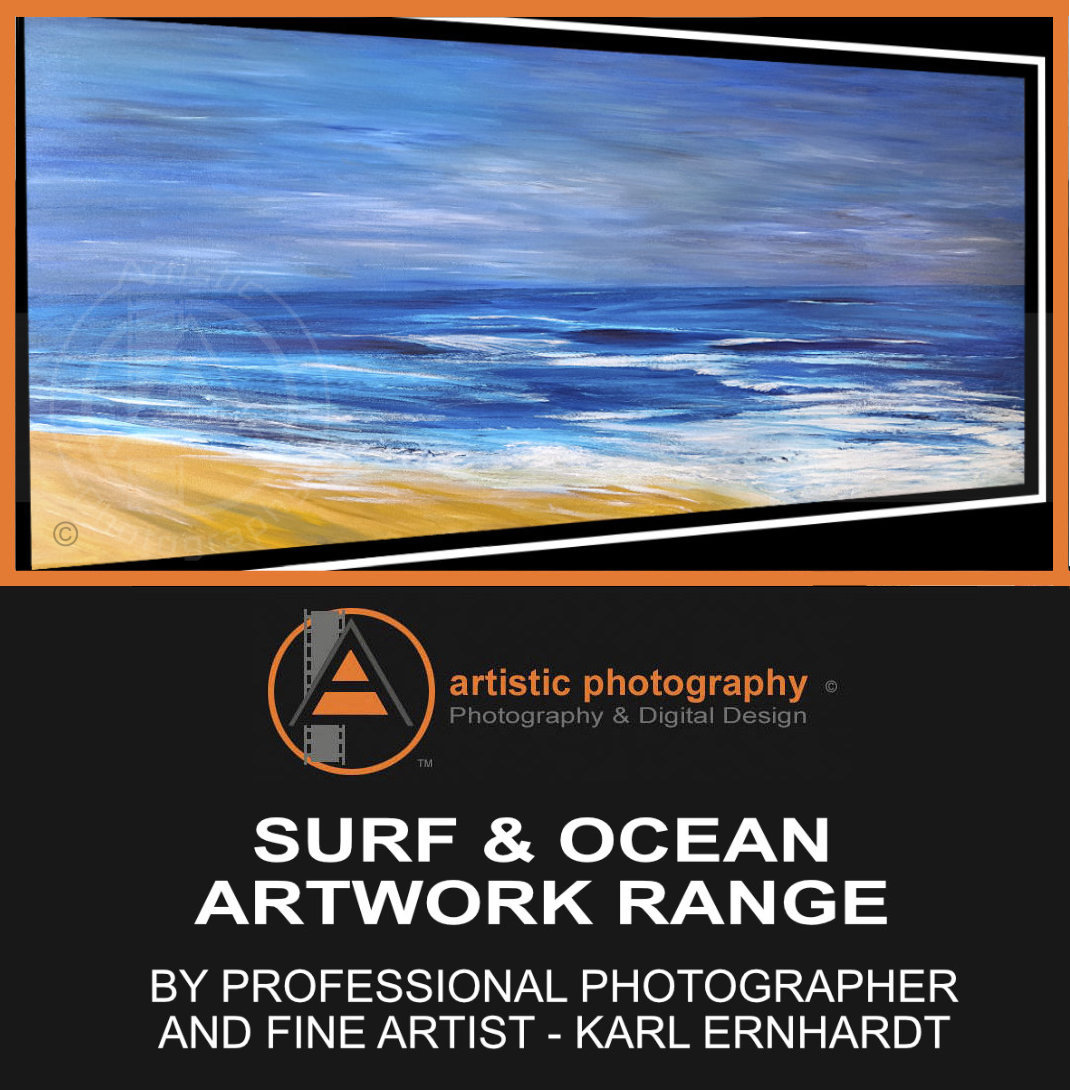 surf and ocean artworks by Karl Ernhardt, surfing photography